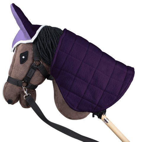 Derka dwustronna i nauszniki Skippi dla Hobby Horse - wrzos i śliwka Derka dwustronna i nauszniki Skippi dla Hobby Horse - wrzos i śliwka