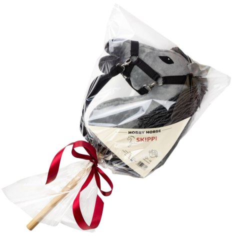 Hobby Horse Skippi - koń na kiju - Szary A4 - ręcznie robiony w Polsce Hobby Horse Skippi - koń na kiju - Szary A4 - ręcznie robiony w Polsce