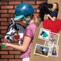 Hobby Horse z kantarem - łaciaty - appaloosa - czarno biały - dla dziecka