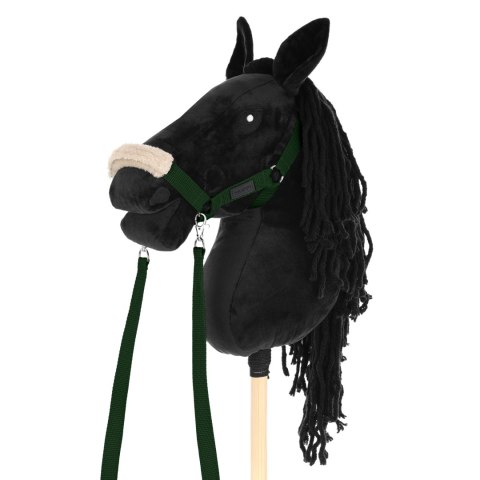 Skippi Kantar dla Hobby Horse - wodze, 2 wymienne futerka - ciemny zielony Skippi Kantar dla Hobby Horse - wodze, 2 wymienne futerka - ciemny zielony