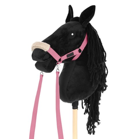 Skippi Kantar dla Hobby Horse - wodze, 2 wymienne futerka - różowy Skippi Kantar dla Hobby Horse - wodze, 2 wymienne futerka - różowy