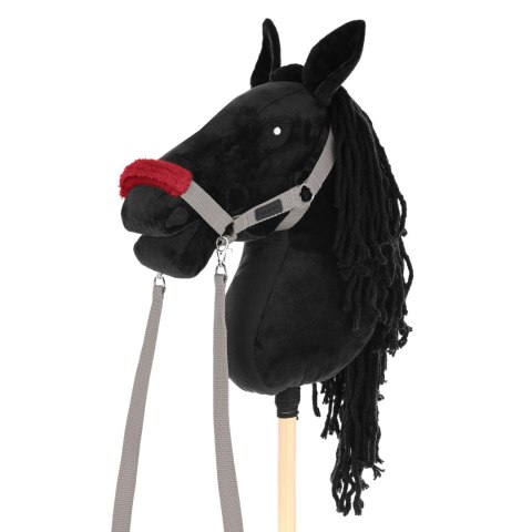 Skippi Kantar dla Hobby Horse - wodze, 2 wymienne futerka - szary Skippi Kantar dla Hobby Horse - wodze, 2 wymienne futerka - szary