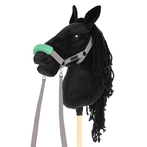 Skippi Kantar dla Hobby Horse - wodze, 2 wymienne futerka - szary Skippi Kantar dla Hobby Horse - wodze, 2 wymienne futerka - szary