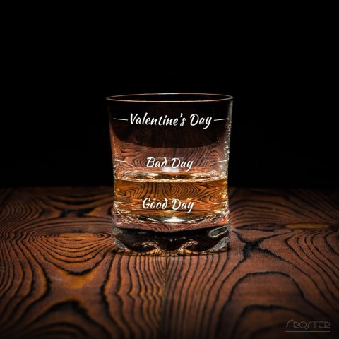 Szklanka do whisky Walentynki dla niej niego Szklanka do whisky Walentynki dla niej niego