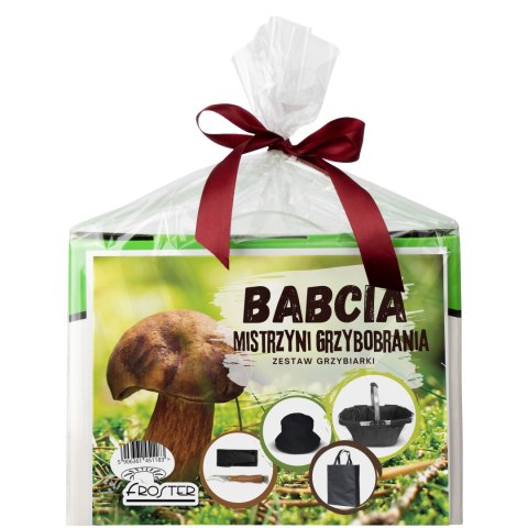 Zestaw Prezentowy dla Babci Grzybiarki - na Dziań Babci - na urodziny Zestaw Prezentowy dla Babci Grzybiarki - na Dziań Babci - na urodziny