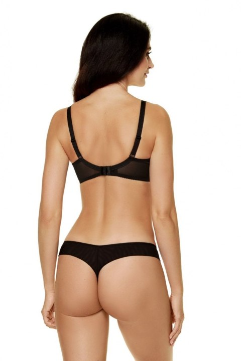 Biustonosz Soft Model Fiore B2 Black - Gorteks Biustonosz Soft Model Fiore B2 Black - Gorteks