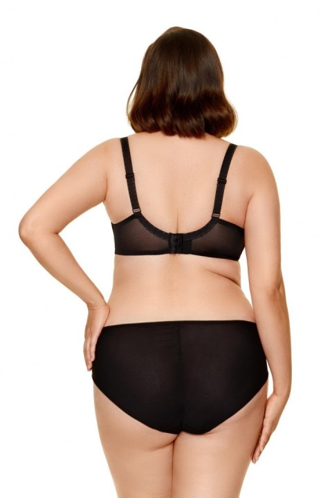 Biustonosz Soft Model Fiore B2 Black - Gorteks Biustonosz Soft Model Fiore B2 Black - Gorteks