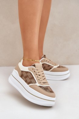 Buty Sportowe Model Fenarra LA312P Beige - Step in style