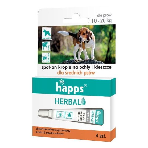 Krople na pchły i kleszcze dla średnich psów 10-20kg Krople na pchły i kleszcze dla średnich psów 10-20kg
