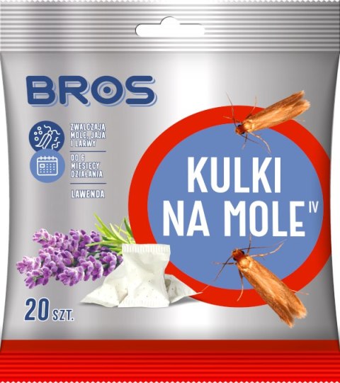 Kulki na mole lawendowe 20szt.