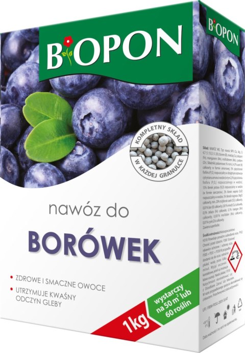 Nawóz do borówek 1kg BIOPON GRANULAT Nawóz do borówek 1kg BIOPON GRANULAT