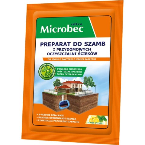 Preparat do szamb MICROBEC 18 saszetek x 25g Preparat do szamb MICROBEC 18 saszetek x 25g