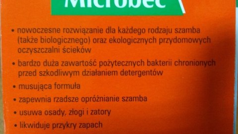 Preparat do szamb MICROBEC 18 saszetek x 25g Preparat do szamb MICROBEC 18 saszetek x 25g