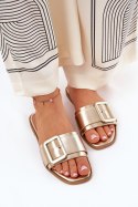 Sandał Klapki Model Bamma RH10 Gold - Step in style