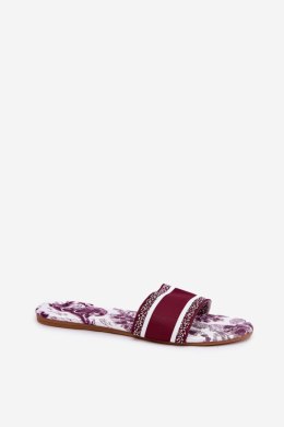 Sandał Klapki Model Leysi N75-13 Bordo - Step in style