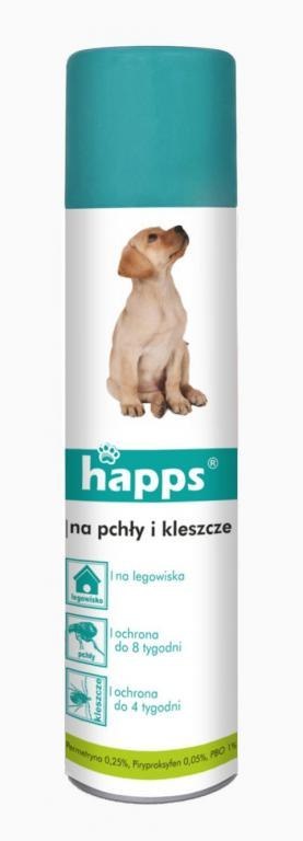 Spray na pchły i kleszcze 250ml HAPPS Spray na pchły i kleszcze 250ml HAPPS
