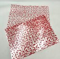 Worek celofan 25x35cm czerwone kwiaty 25szt. | N8
