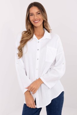 Koszula Damska Model MO-KS-9368.98 White - Italy Moda