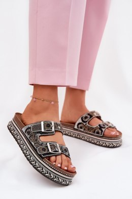 Sandał Klapki Model Mellene W249 Black - Step in style