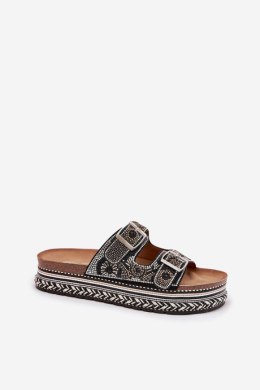 Sandał Klapki Model Mellene W249 Black - Step in style