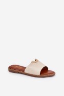 Sandał Klapki Model Mevith HXD-25 Beige - Step in style