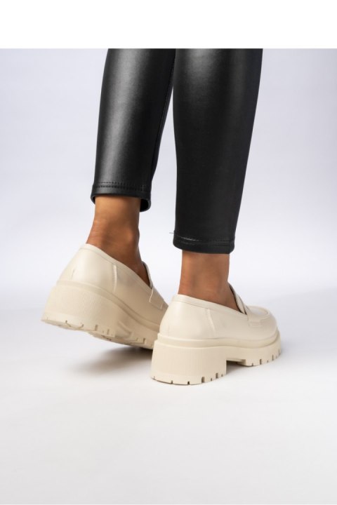 Damskie Mokasyny ? Kremowe MILANO BEIGE - Inello Damskie Mokasyny ? Kremowe MILANO BEIGE - Inello