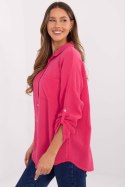Koszula Damska Model MO-KS-9368.98 Fuksjs - Italy Moda