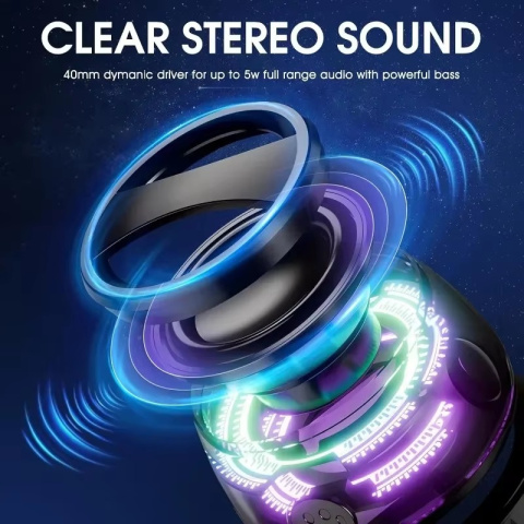 VIKEFON przenośny Mini głośnik Bluetooth G200 oświetlenie RGB głośnik magnetyczny BT5.3 Mini głośnik 7-godzinny uchwyt na telefon z odtwarzaniem VIKEFON przenośny Mini głośnik Bluetooth G200 oświetlenie RGB głośnik magnetyczny BT5.3 Mini głośnik 7-godzinny uchwyt na telefon z odtwarzaniem