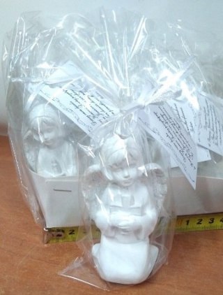 Aniołek 16szt podziękowania Oliwka Komunia Święta