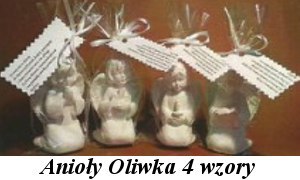 Aniołek 16szt podziękowania Oliwka Komunia Święta Aniołek 16szt podziękowania Oliwka Komunia Święta