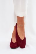 Baleriny Model Osallin QQ-202 Bordo - Step in style