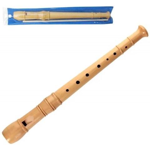 Flet drewniany z wyciorem 32cm A-0244 Flet drewniany z wyciorem 32cm A-0244