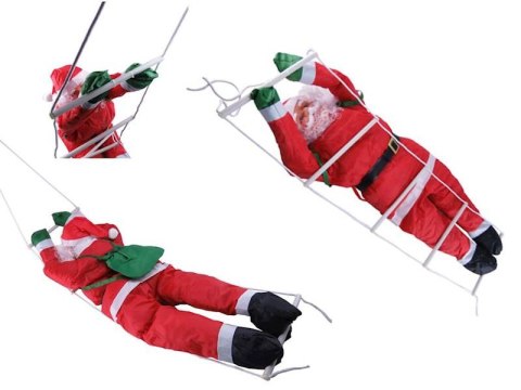 Mikołaj na drabince dł. 120 cm Mikołaj na drabince dł. 120 cm