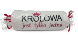 Ręcznik biały cukierek z haftem 