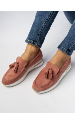 Damskie Mokasyny ? Różowe LIVIA PINK - Inello