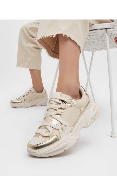 Damskie Sneakersy CELESTE ? Beige - Inello Damskie Sneakersy CELESTE ? Beige - Inello