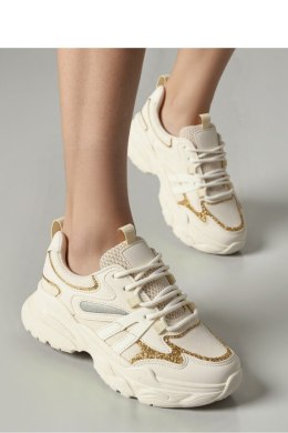 Damskie Sneakersy VEGA ? Beige - Inello