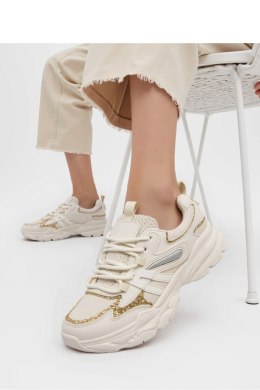 Damskie Sneakersy VEGA ? Beige - Inello