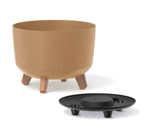 Doniczka GRACIA ECO WOOD standard 24cm - biały Doniczka GRACIA ECO WOOD standard 24cm - biały