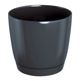 Doniczka z podstawką Coubi 18xh16,5cm grafit