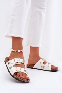 Sandał Klapki Model Efadelis 5219 White - Step in style
