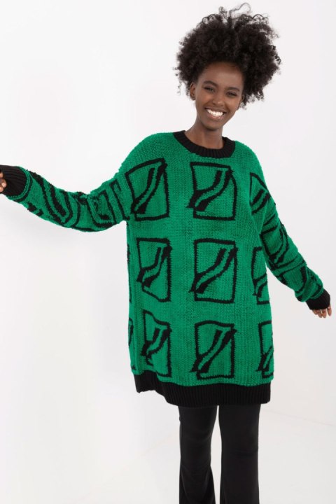 Sweter Damski Model BA-SW-0277.02 Green - Badu Sweter Damski Model BA-SW-0277.02 Green - Badu