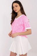 Bluzka Model MI-BZ-M6312.22 Fluo Pink - Italy Moda