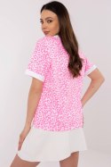 Bluzka Model MI-BZ-M6312.22 Fluo Pink - Italy Moda