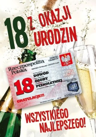 Karnet B6 Armin - Z OKAZJI 18 URODZIN M-59