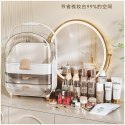 Organizer szkatułka na kosmetyki, biżuterię, biały 26,5 x 18,2 x 34,5 cm CB73