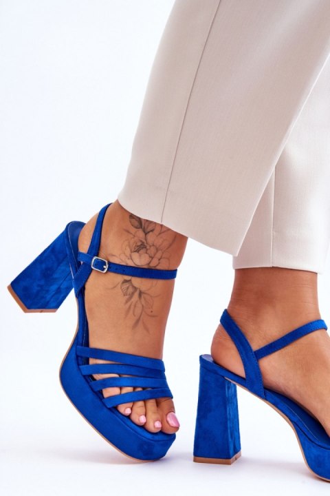 Sandały Model Verda ZY222 Blue - Step in style Sandały Model Verda ZY222 Blue - Step in style