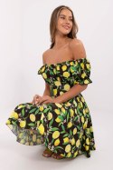 Sukienka Model MI-SK-23797.76 Black/Yellow - Italy Moda