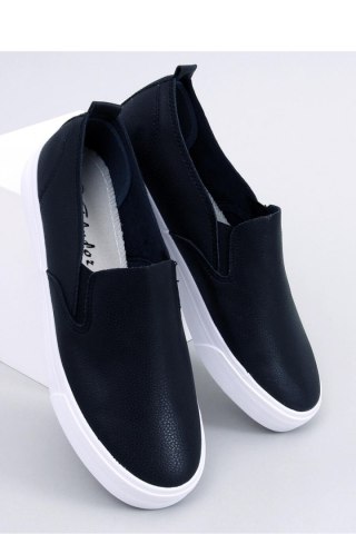 Trampki damskie slip-on DIAZ BLACK - Inello