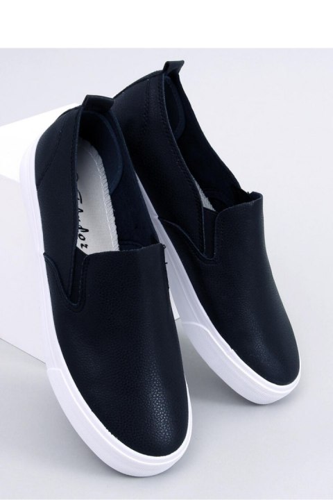 Trampki damskie slip-on DIAZ BLACK - Inello